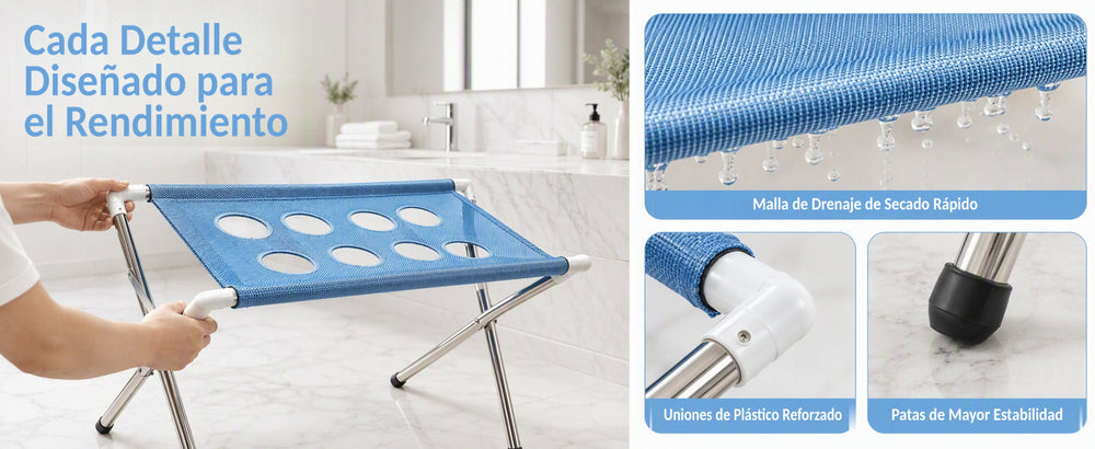 Soporte Plegable para Baño de Perros
